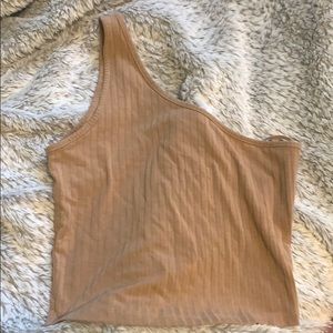 One shoulder tank top